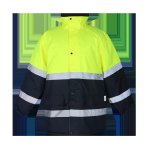 Two Tone Freezer Jacket Lime Navy