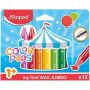 MAPEX Maped 861311 Dcolor'peps My First Jumbo Wax Crayons Multicolor