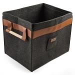 Charcoal Grey Felt Storage