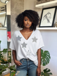 All Stars Oversized Tee - White - Medium