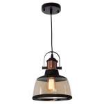 Alfred Glass Pendant Light - Black