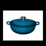 Maxwell & Williams 26 Cm Cast Iron Round Casserole Classic Blue