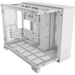 Icue 2500X Micro Atx White Dual Chamber PC Case 2X 2.5" Drive Bays 2X 3.5" Up To 360MM Radiator Compatible