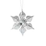 Plastic Flower Ornament 9CM - Sharp Edges