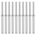 10PCS Lag Screw Cable Railing Swage Lag Screw Kit Stainless Steel Thread Swage Hardware Cable Railing For Industrial And Farm M5