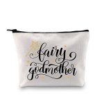 Gjtim Fairy Makeup Bag Godmother Thank You Gift Godmother Proposal Cosmetic Bag Baptism Gift First Communion Gift Fairy Makeup