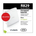 Mtn Vuma Uncapped Fibre 100MBPS