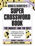 Simon And Schuster Super Crossword Puzzle Book 12 Paperback Original
