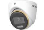Hikvision DS-2CE70DF3T-LMFS 2MP Smart Hybrid Light Colorvu 2.8MM Fixed Turret Camera 20M Ir 130DB Wdr Built-in MIC 4 Switchable