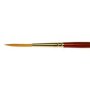 Pointed Rigger Or Lining Brush In Synthetic Hair. Short Red Handle No 0