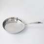 - Stainless Steel Frying Pan Without Coating - - 30CM Stainless Steel Frying Pan Without Coating