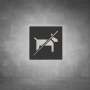 No Dogs Allowed Sign - Black - Powder Coated Aluminum