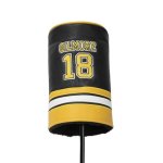 Golf Club Head Covers Funny Driver Headcover - Elegant Embroidery Premium Leather Gilmore Barrel Head Covers For Golf Clubs