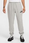 Nike Nsw Club Fleece Bb Graphics Sweatpant - Dk Grey Heather