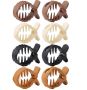 Matte Ponytail Buckle Hair Clip High Ponytail Claw Clip Nonslip Hair Clips