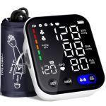 Blood Pressure Monitor Upper Arm Blood Pressure Monitors For Home Use Adjustable 8.7"-16.5" Blood Pressure Cuff 2-USER 2X120 Mem