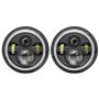 2 Pieces 75W 7 Inch LED Headlight For Jeep And Wrangler Off-road Work Light
