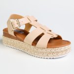 Madison Espadrille Sandal - Nude - 8