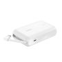 Belkin Boostcharge Power Bank Portable Power Bank With Integrated Cable 10K Pd 20W - Fast Charge Usb-c Power Iphone Power Bank Fast Charging For