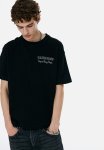 Loose Fit Printed T-Shirt - Black Worldwide Dreamers