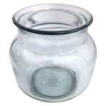 Glass Candle Vase Slight Tint 20CM
