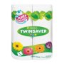 Roller Towel 2 Ply White 4 Pack