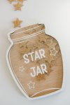Wooden Star Jar - Afrikaans