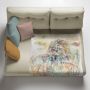 Lion Light Weight Fleece Blanket By Kristin Van Lieshout