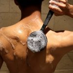 1PC Silicone Back Scrubber Is Suitable For The Shower Bath Brush Body With Long Handles Double Shower Brush Is Used For Shower C