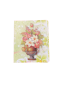 Card Flower Green Design With Envelopes Small Pack Of 6