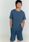 Sweatshirt Shorts - Blue