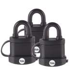 51MM Weatherproof Padlock - Trio Pack