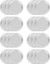 24 Piece Air-tight Tinplate Mason Jar Lids 86MM Split-type Canning Caps