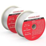 Yeswelder Flux Core Gasless Mig Wire E71T-GS Mild Carbon Steel .030-INCH Diameter 2-POUND Strong Abs Plastic Spool Welding Wire