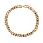 Gold Plated Two-tone Cuban Link Choker Necklace For Men Women Street Wear