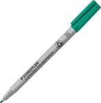 Staedtler Lumocolor Non-permanent Universal Fineliner - M Green 10 Pack