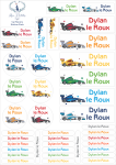 School Labels : Race Car Theme
