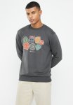 Ben Sherman Outdoor Badges Crew Sweater - Dark Charcoal