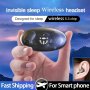 Invisible Sleep Wireless Headset Designed For Sleep Wireless 5.3CHIP Comfortable To Wear And Prevent Slipping LED High-definition Digital Display Screen Play The Game Without