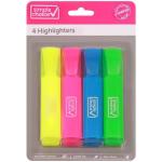 Simple Choice Highlighters Pen 4PK