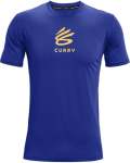 Men's Curry Undrtd Splash T-Shirt - ROYAL-400 Md