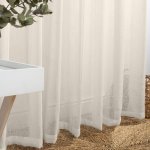 Amalfi Eyelet Unlined Curtain - Natural - 270 X 223CM