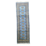 Rugs Of Persia / 247 X 78CM Sea Blue Afghan Bokhara Handmade Wool Rug