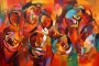 Canvas Wall Art - Expressions Ubuntu By Abstract Serenades - A1626 - 120 X 80 Cm