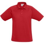 Kids Sprint Golf Shirt Red