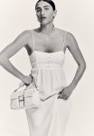 Button-front Strappy Dress - White