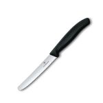 Victorinox Swiss Army Victorinox Swiss Classic Tomato steak Knife Serrated Black - 11CM