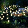 Solac Solar Firefly Light Solar LED Light Outdoor Garden Decoration Landscape Lights Waterproof Garden Light Party Lights For Garden Patio Walkway Party Wedding Decorative 4/8/12 LED