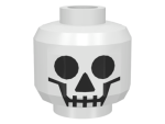 Parts Minifigure - Head Skull Standard Pattern - Blocked Open Stud 3626BPB0001