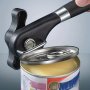 Easy-grip Stainless Steel Can Opener - Manual No Electricity Needed Safe & Portable For Kitchen And Dining